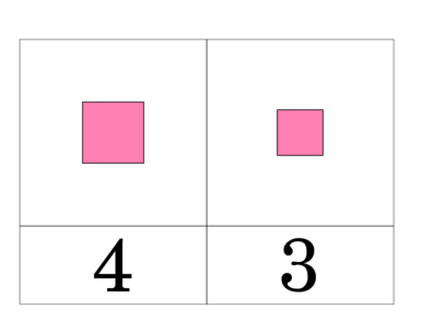 Pink Tower Counting Cards
